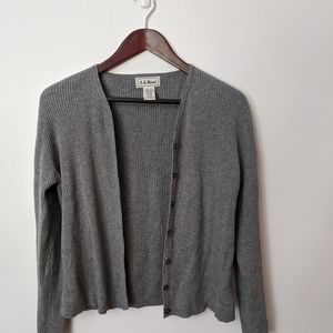 L.L. Bean 100% Cotton Vintage Cardigan